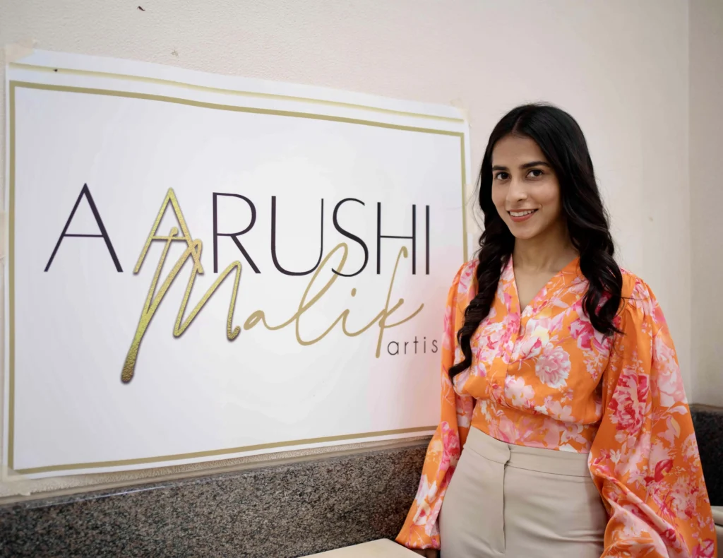 Aarushi Malik at Art Workshop in NMIMS