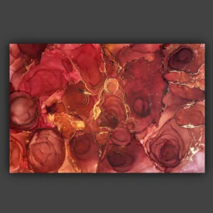 Alcohol Ink Art Moonlit roses by Aarushi Malik