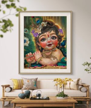 Playful Divine — Baby Krishna